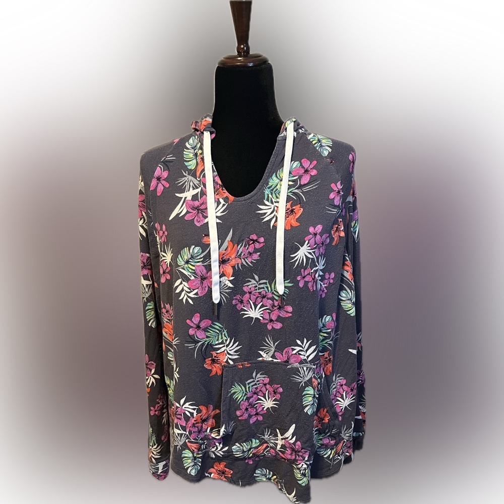 Koolaburra by UGG Floral French Terry Lounge Hoodie size S
